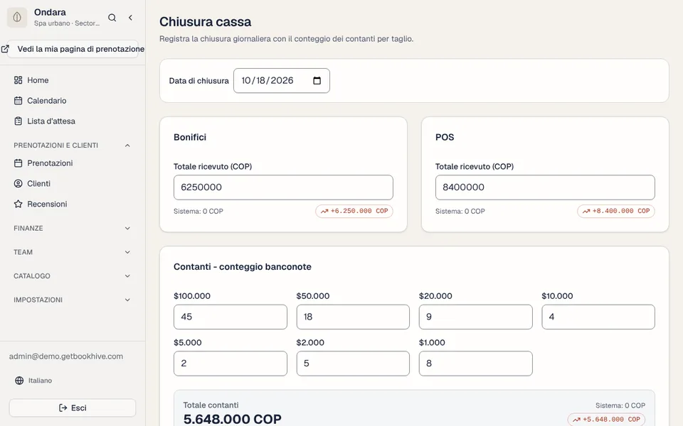 Cassa, spese e buste paga